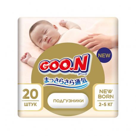 Подгузники Soft 1/NB (2-5 кг) 20.0 Goo.N