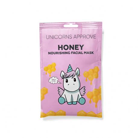 Тканевая маска для лица с экстрактом меда "питающая" UNICORNS APPROVE