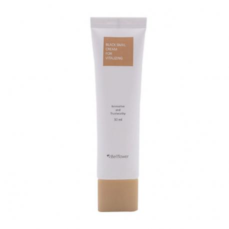 Крем для лица увлажняющий с муцином черной улитки Black Snail Cream for Vitalizing BELLFLOWER