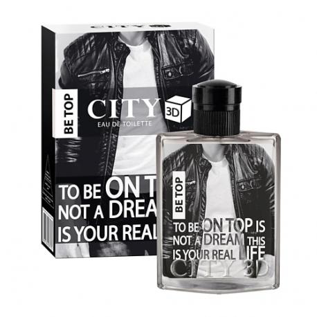 Туалетная вода мужская CITY 3D Be Top 90.0 CITY PARFUM