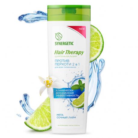 Шампунь-бальзам "Против перхоти 2 в 1" HAIR THERAPY 400.0 Synergetic