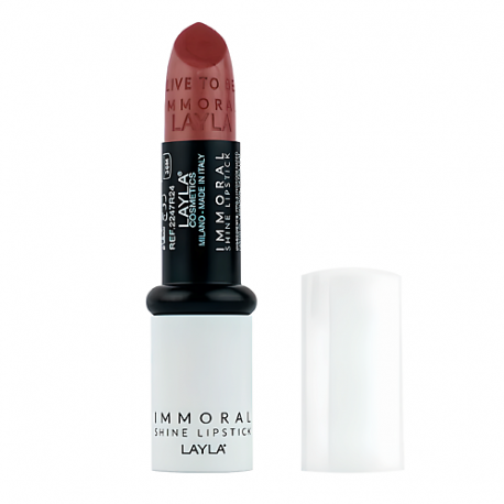 Помада для губ блестящая Immoral Shine Lipstick LAYLA