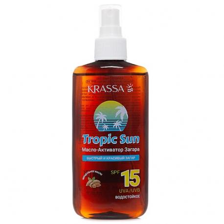Tropic San Масло-активатор  загара  SPF 15 150.0 KRASSA