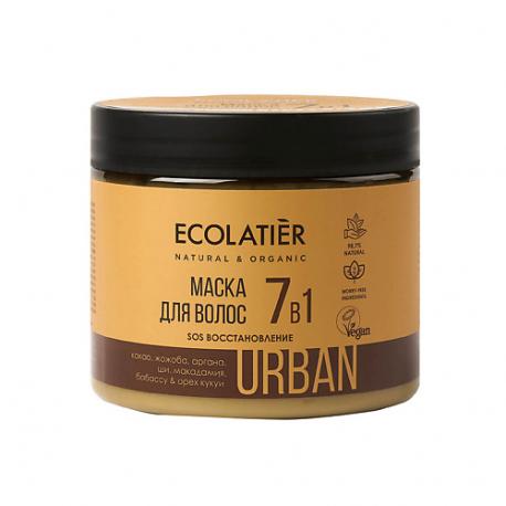 Маска для волос SOS Восстановление 7 в 1 какао & жожоба 400.0 ECOLATIER