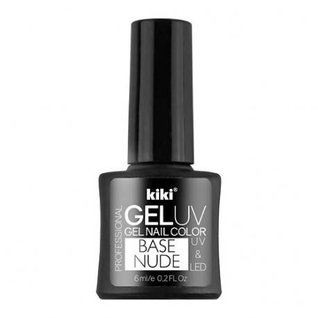 Нюдовая камуфлирующая база для ногтей Gel Uv&Led Base Nude KiKi