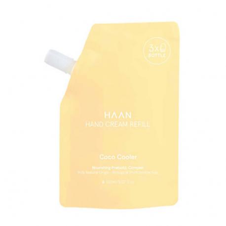 Крем для рук с пребиотиками "Освежающий кокос" в рефилле Pouch Hand Cream Coco Cooler HAAN
