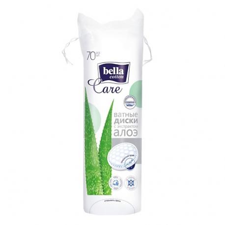 Ватные диски cotton care алоэ 70.0 BELLA