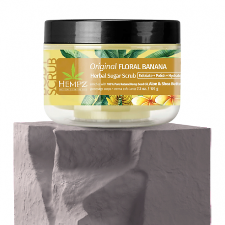 Скраб сахарный для тела Оригинальный / Original Floral Banana Herbal Sugar Scrub 176.0 Hempz