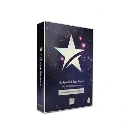 Набор подтягивающих масок для лица с эффектом вторая кожа "Hollywood Star Mask" Beauty Style