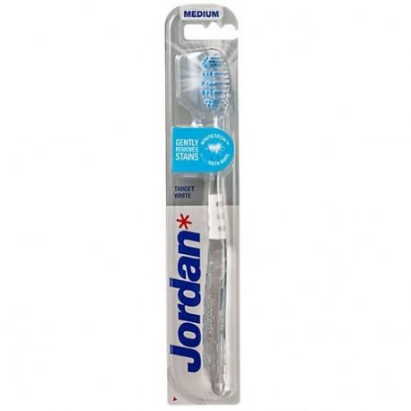 Зубная щетка Jordan TARGET WHITE Medium (Отбеливающая), средняя жесткость Jordan