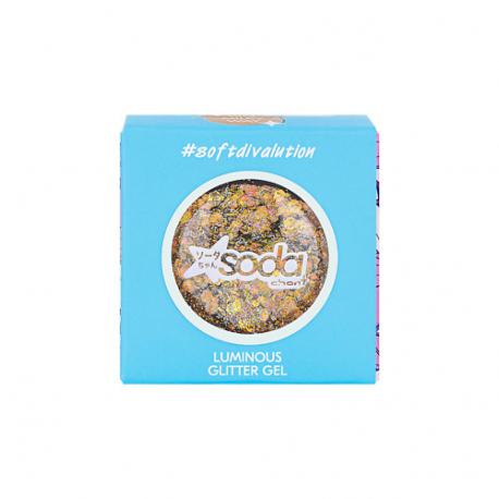 Chan Глиттер-гель для лица Luminous #softdivalution SODA