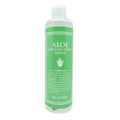 Увлажняющий тонер для лица с экстрактом алоэ вера Aloe Soothing Moist Toner 248.0 SECRET KEY