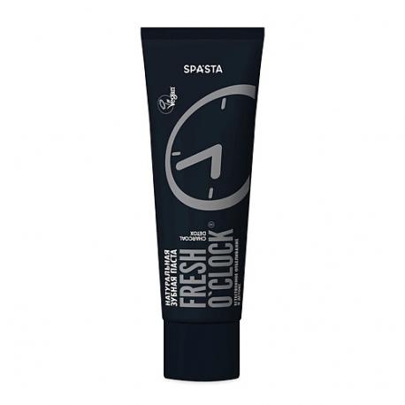 Натуральная зубная паста FRESH O'CLOCK Естественное отбеливание и детокс 90 SPA*STA