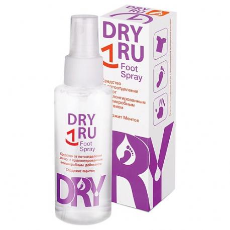 Средство от потоотделения для ног с пролонгированным действием Foot Spray 100.0 DRY RU