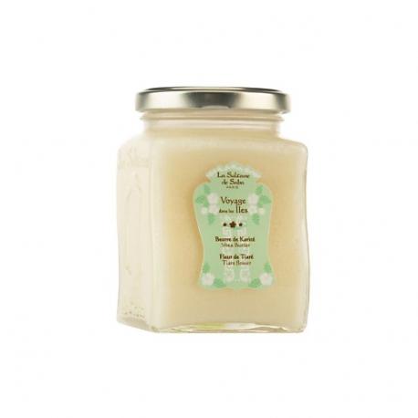 Масло карите для тела и волос Алоэ Вера и Цветы Тиаре Voyage Iles Shea Butter La Sultane de Saba