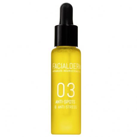 Сыворотка-бустер для лица против пигментных пятен, антистресс 03 Anti-Spots & Anti-Stress Serum Booster FACIALDERM