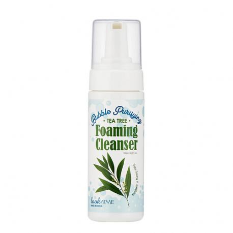 Пенка для лица очищающая с экстрактом чайного дерева Bubble Purifying Foaming Cleanser Tea Tree LOOK AT ME