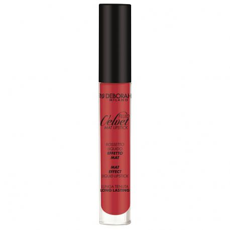 Помада для губ матовая жидкая FLUID VELVET MAT LIPSTICK DEBORAH MILANO