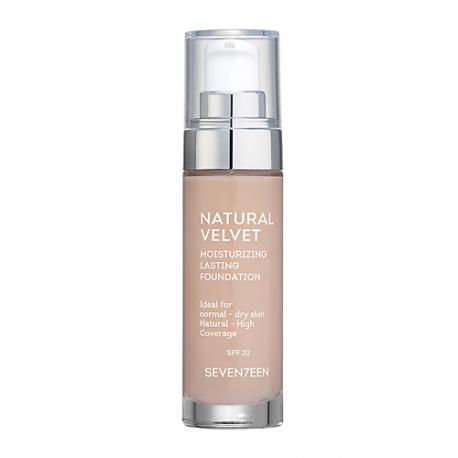 Тональный крем длительного действия NATURAL VELVET MOISTURIZING SEVEN7EEN