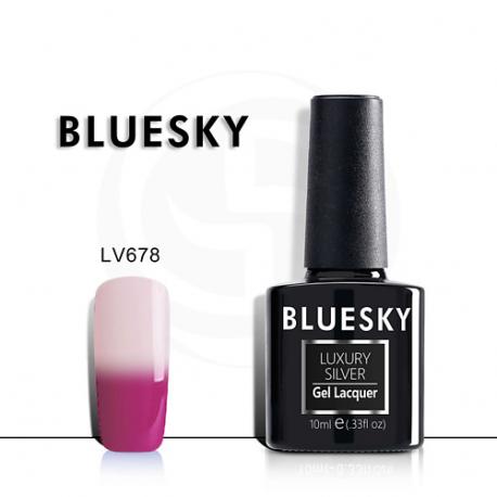 Термо гель-лак Luxury Silver LV682 Bluesky