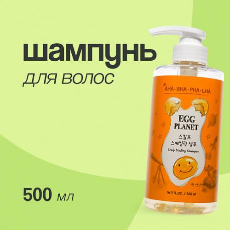 Шампунь для волос с AHA, BHA, PHA, LHA - кислотами 500.0 EGG PLANET