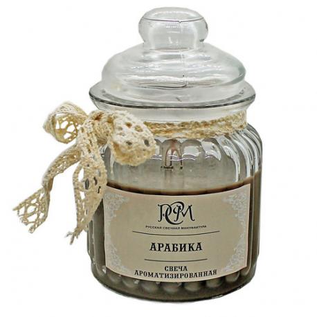 Ароматическая свеча в банке "Арабика" 180.0 Русская свечная мануфактура