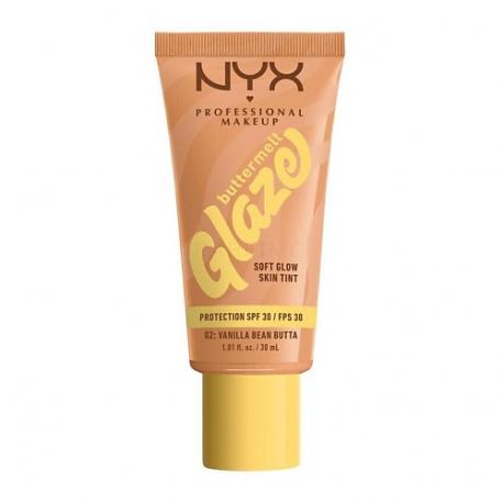 Увлажняющий тинт Buttermelt Glaze SPF 30 с эффектом сияния NYX PROFESSIONAL MAKEUP
