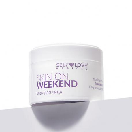 Увлажняющий питательный крем для лица Skin on weekend SELFLOVEMEDICAL