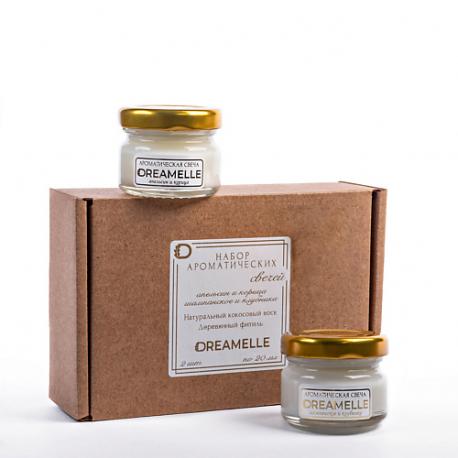 Набор миниатюрных ароматических свечей DREAMELLE