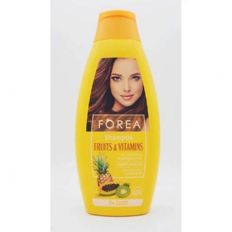 Шампунь для волос женский с фруктами  Shampoo Fruits & Vitamins FOREA