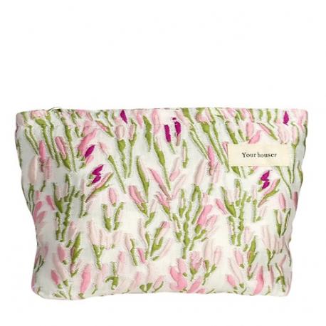 Косметичка женская pink flowers YOUR HOUSER