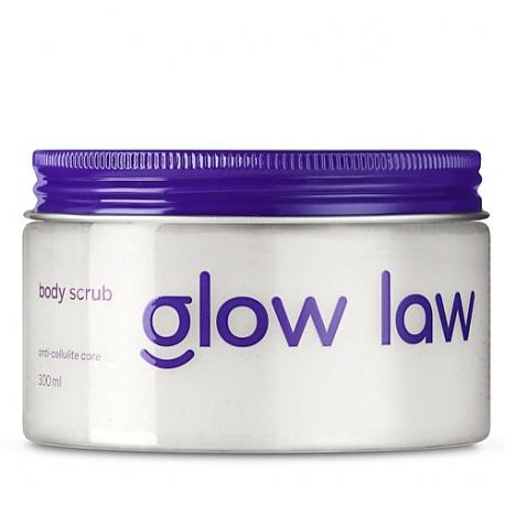 Солевой скраб для тела с ароматом личи GLOW LAW