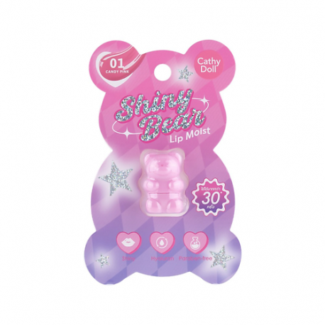SHINY BEAR Помада -бальзам для губ увлажняющий CATHY DOLL
