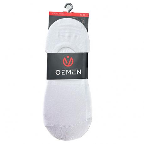 Подследники хлопковые мужские НД002-3 белые Oemen