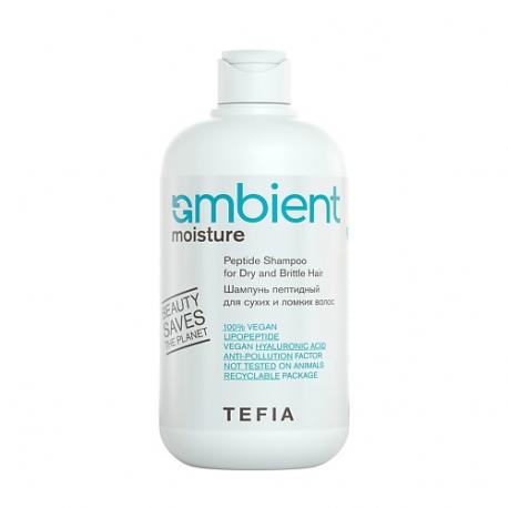 Шампунь пептидный для сухих и ломких волос AMBIENT Moisture TEFIA