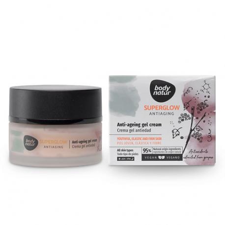 Крем - гель для лица регенерирующий Superglow Anti - Ageing Gel Cream BODY NATUR
