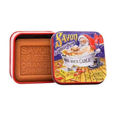 Мыло с апельсином и корицей Дед Мороз в бане 100.0 La Savonnerie de Nyons