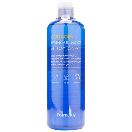 Тонер для лица укрепляющий с коллагеном Collagen Water Full Moist All Day Toner FARMSTAY