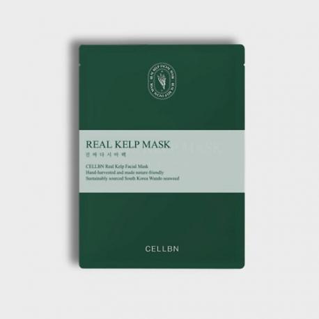 Маска для лица из 100%  натуральной ламинарии REAL KELP FACIAL MASK CELLBN