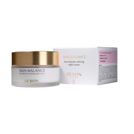 Ночной успокаивающий крем для чувствительной кожи Skin Balance Microbiome Calming Night Cream RESON