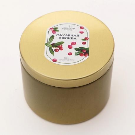 Ароматическая свеча "САХАРНАЯ КЛЮКВА" VERA KIM CANDLES