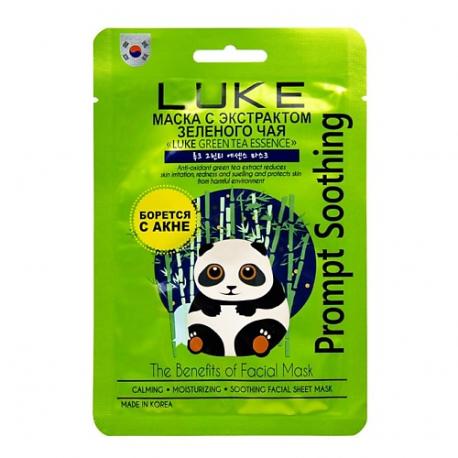 Маска с экстрактом зеленого чая " Green Tea Essence Mask" LUKE