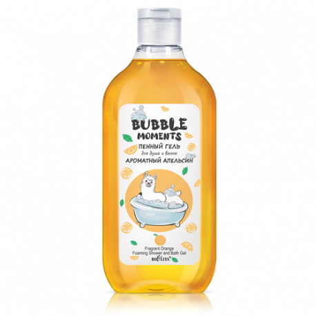 Гель для душа и ванны пенный Ароматный апельсин Bubble Moments 300.0 БЕЛИТА