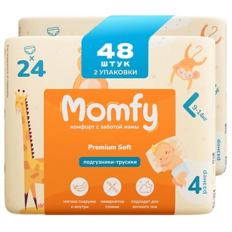 Подгузники трусики 4 размер L 48 шт MOMFY
