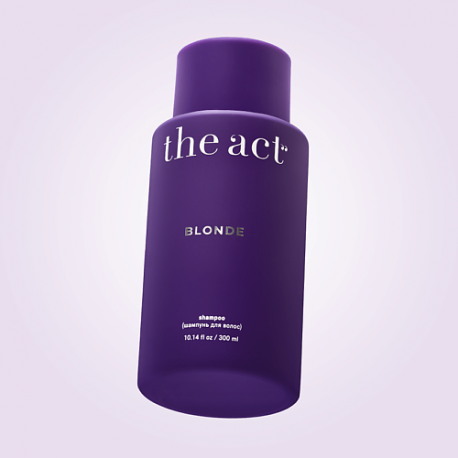 Шампунь для волос оттеночный Blonde The Act