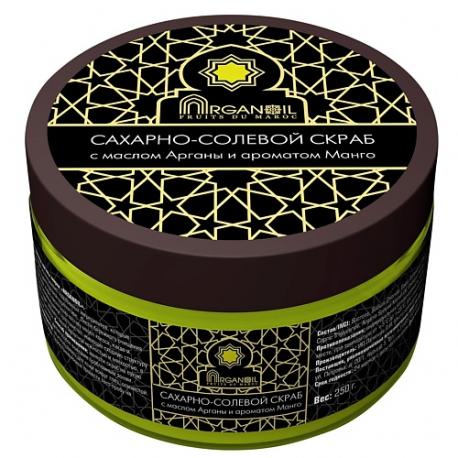 Сахарно-солевой скраб с маслом арганы (Манго) ArganOil