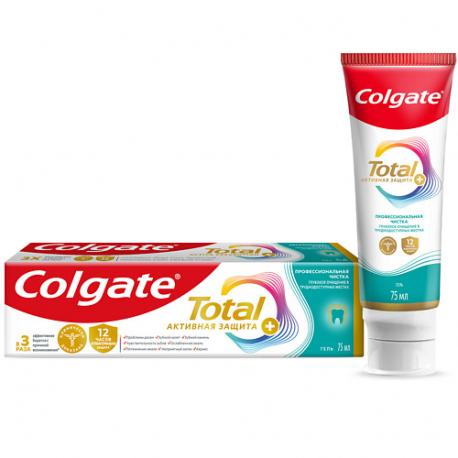 Зубная паста Профессиональная чистка TOTAL 75.0 COLGATE