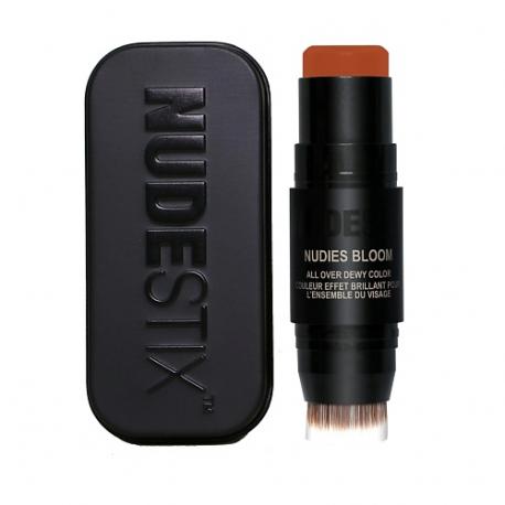 Кремовые сияющие румяна в стике Nudies Bloom со встроенной кисточкой NUDESTIX