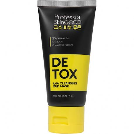 Глиняная маска для лица с фруктовыми кислотами Detox Aha Cleansing Mud Mask Professor SkinGOOD