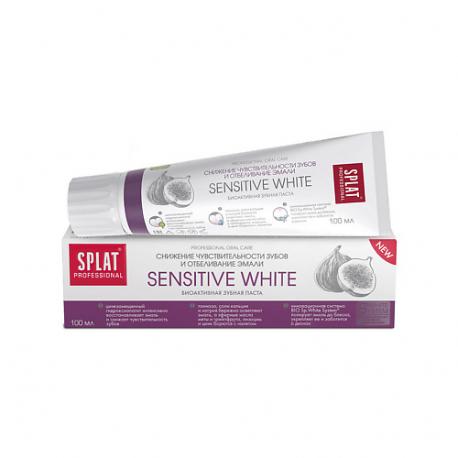 Зубная паста "Сенситив Отбеливание" Professional Sensitive White SPLAT